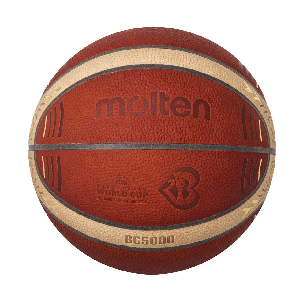 MOLTEN บาสเก็ตบอล หนังแท้ B7G5000-M3P World Cup เบอร์ 7 FIBA Approved