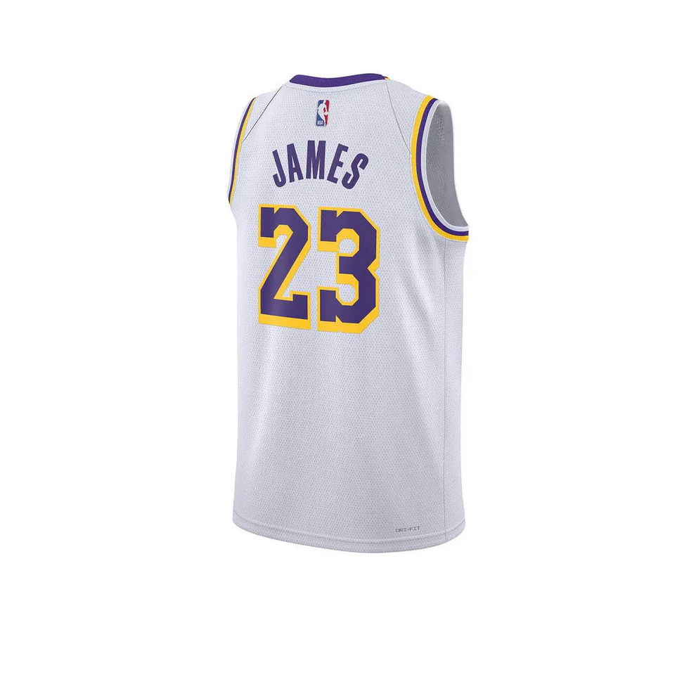 เสื้อกล้ามบาสเกตบอลผู้ชาย NIKE Los Angeles Lakers Association Edition 2022/23 - Image 2