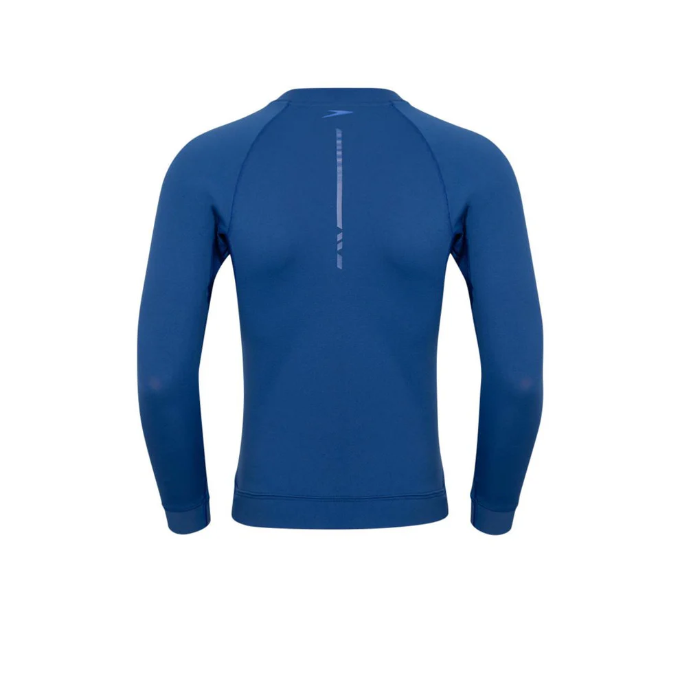 SPEEDO 2XT Essentials เสื้อรัชการ์ดผู้ชายสีน้ำเงิน - Image 2