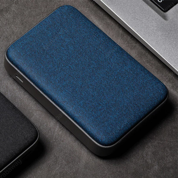 Power Bank EW35 สีน้ำเงิน 10000mAh แบตสำรองชาร์จไร้สาย18W ชาร์จเร็ว QC 3.0 - Image 2